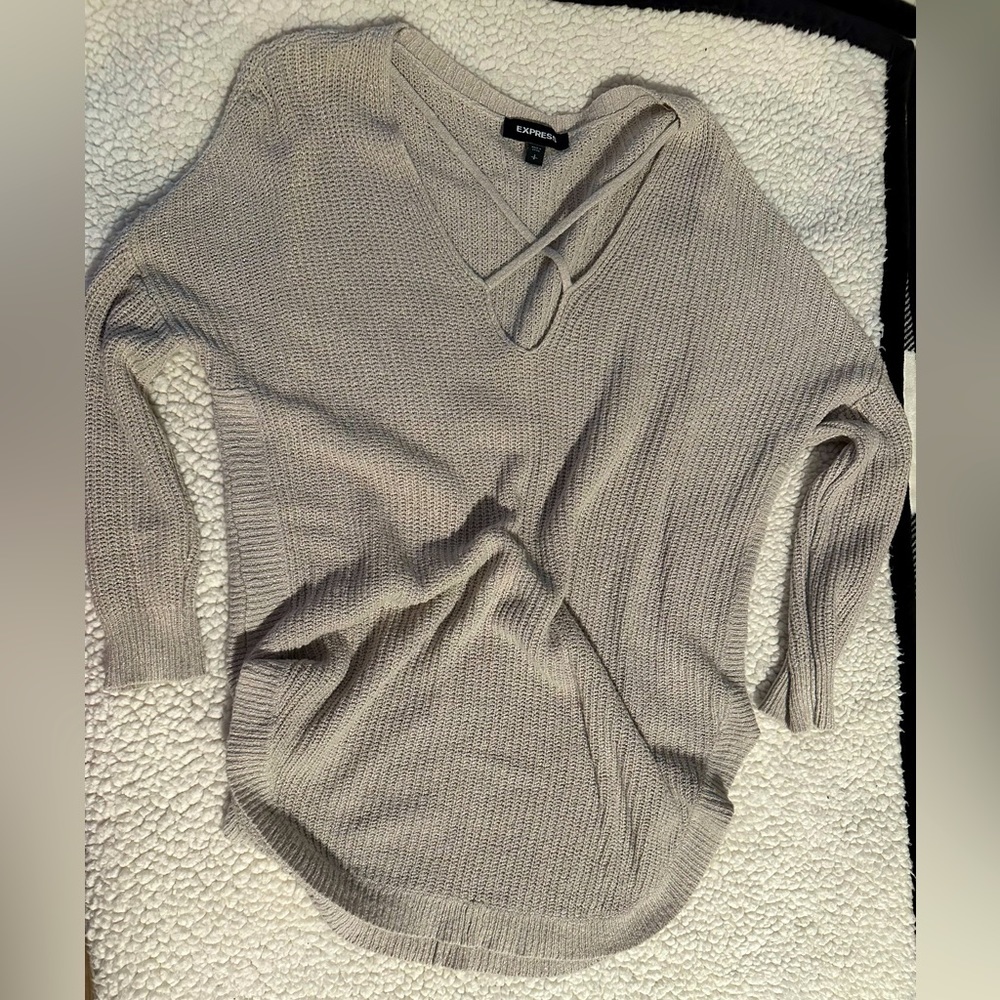 Express Crossover Sweater, size Small